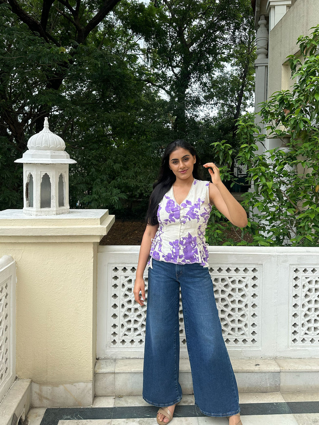 Amethyst Bloom Top