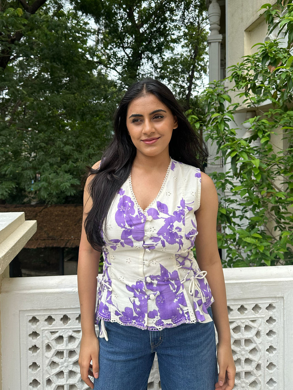 Amethyst Bloom Top