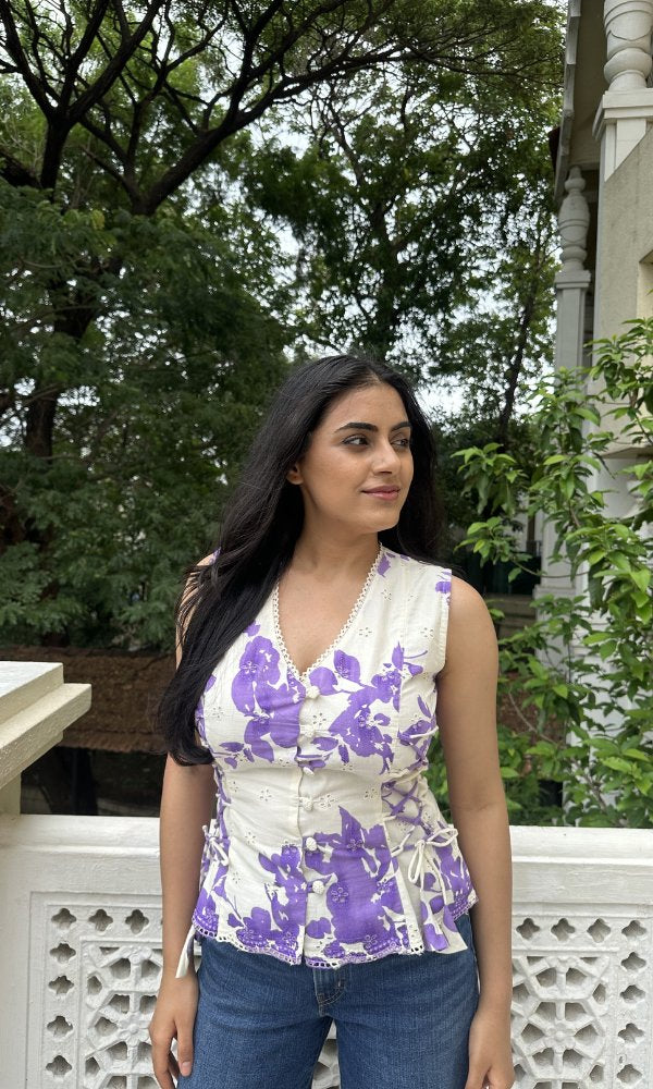 Amethyst Bloom Top