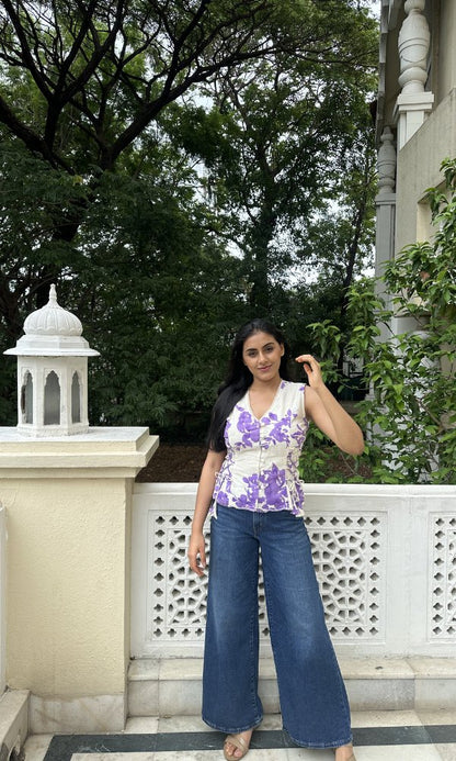 Amethyst Bloom Top
