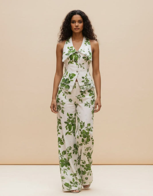Jade Bloom Co-ord Set