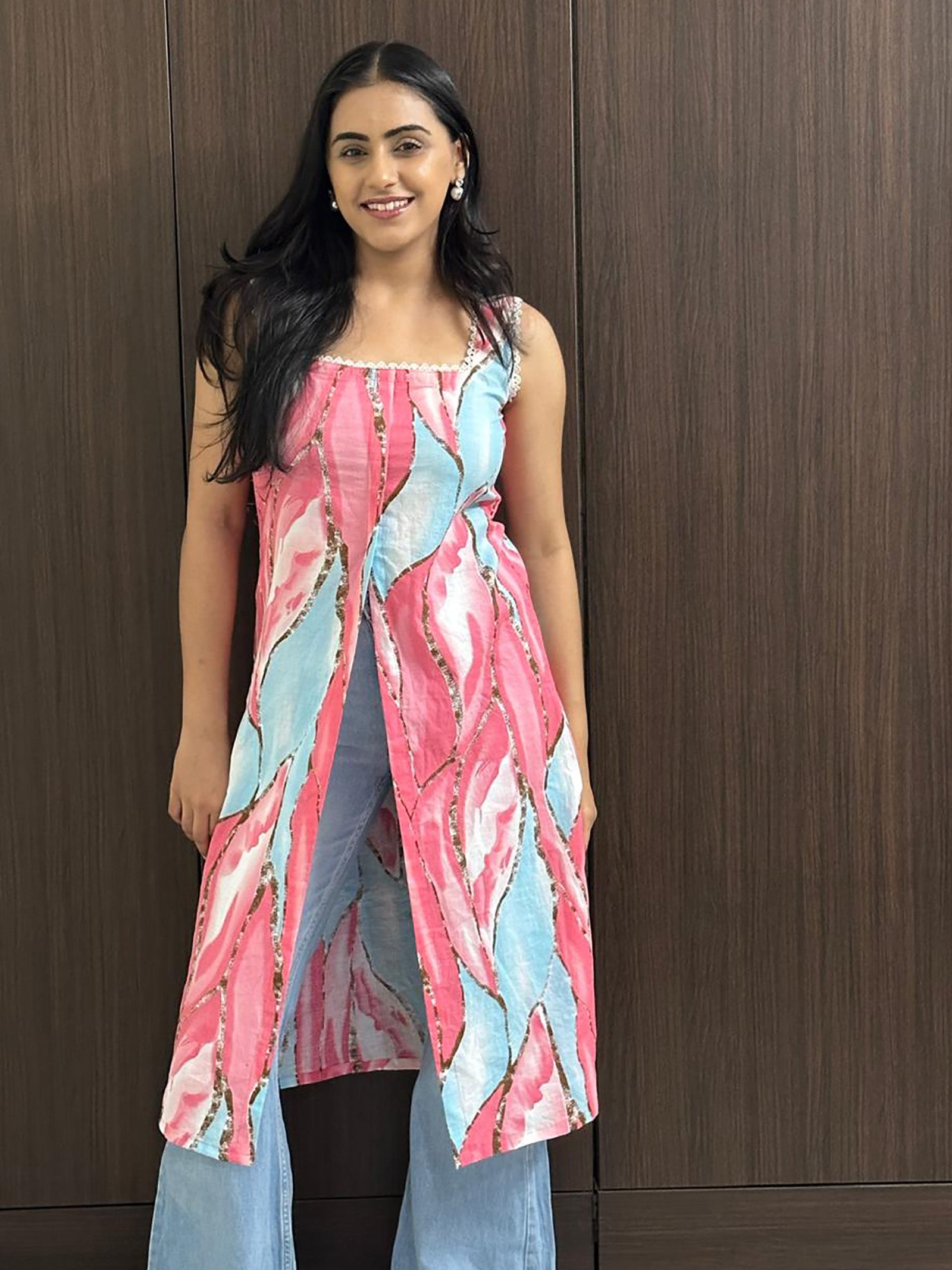 Blush Riviera Slit Kurta