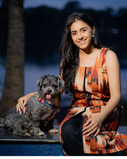 Tara Abstract Digital Print Kurta