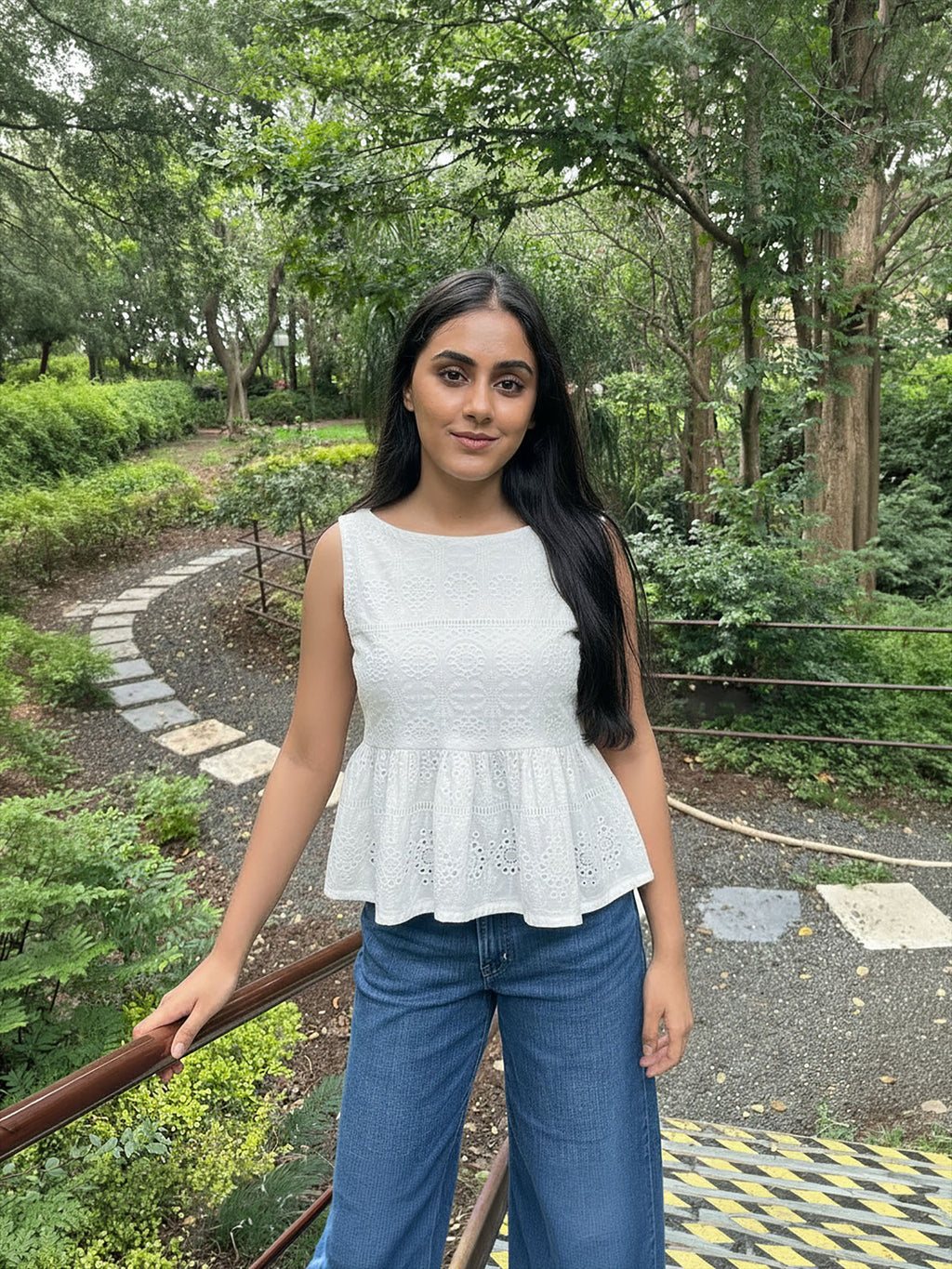 Pearl Grace Peplum Top