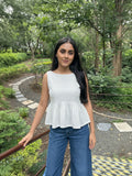 Pearl Grace Peplum Top