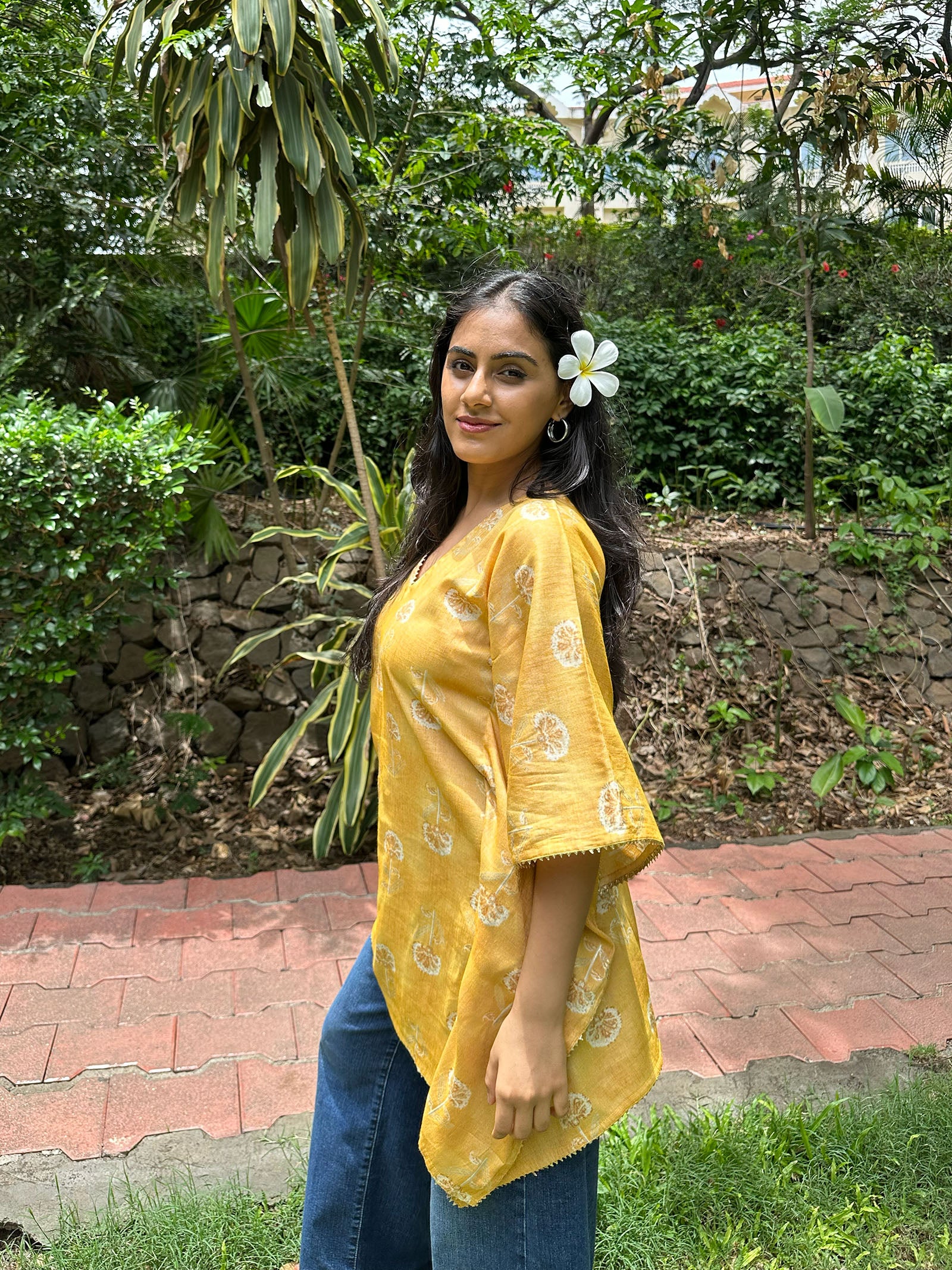 Zehra Yellow Kaftan